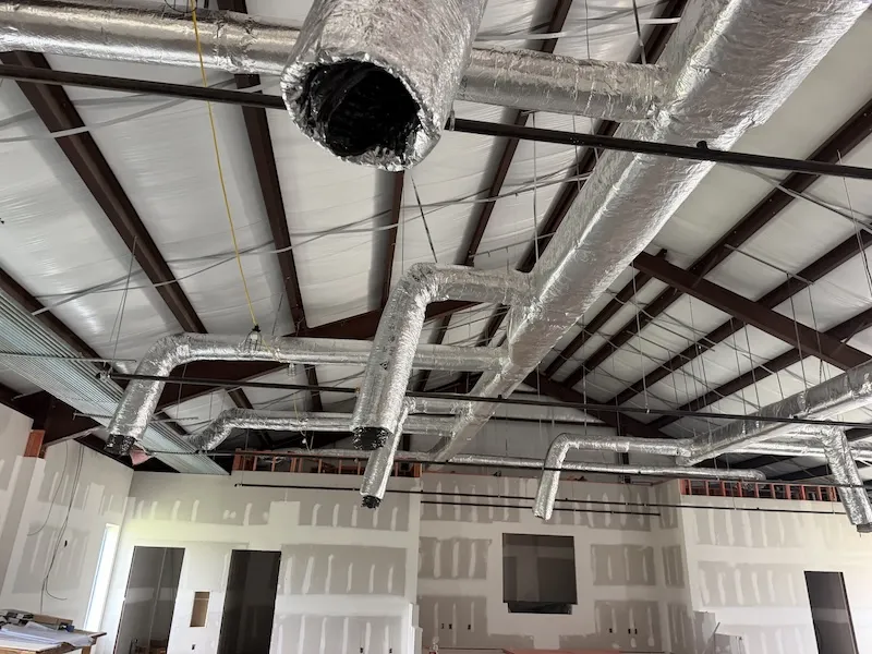 Commercial installation by Ginsel Heating & Air