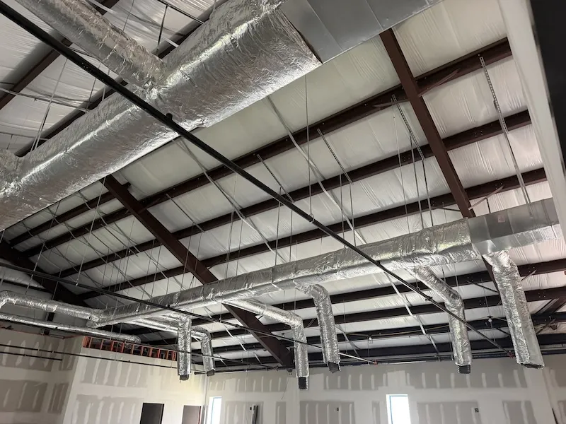 Ginsel Heating & Air technician commercial system
